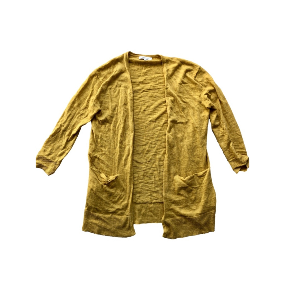 Madewell Cardigan Women's Size XS Mustard Yellow